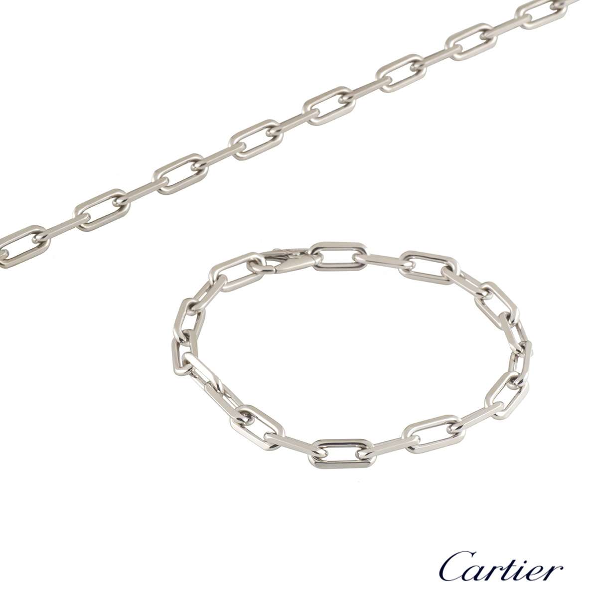 Cartier White Gold Santos Jewellery 